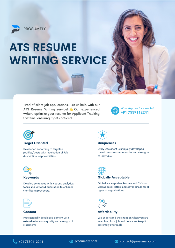 Our resume writing service can help you get the job of your dreams! Our team of experienced writers will craft a professional and impressive resume that highlights your skills and accomplishments.